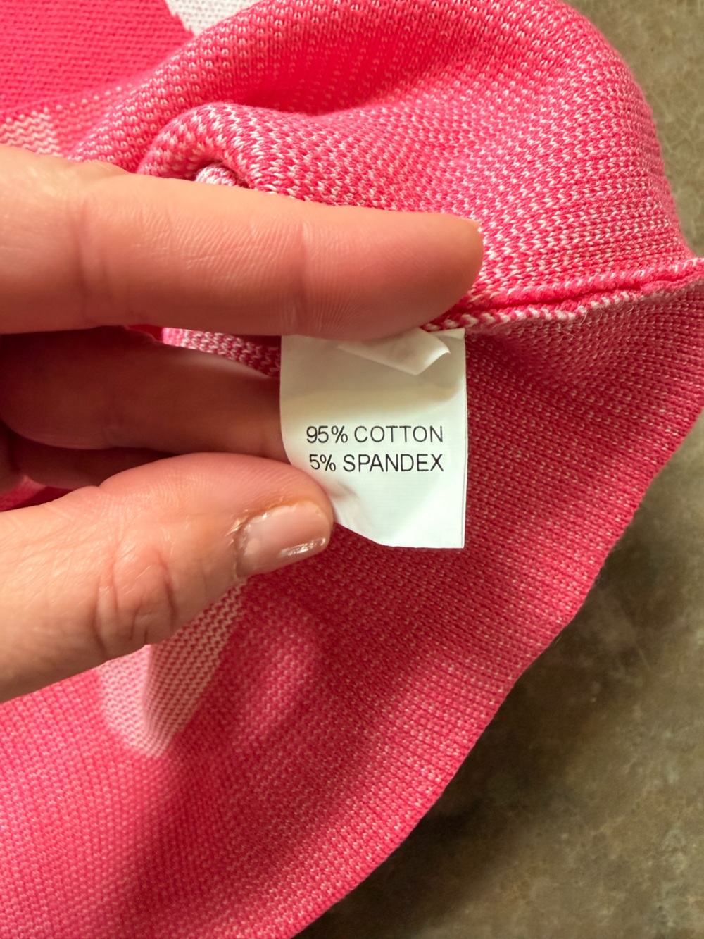 Pink Abstract Swirl Knit Mini Dress Y2K Barbiecore M (S Fit) Retro - Picture 5 of 9